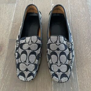 Coach Black and Gray Loafers